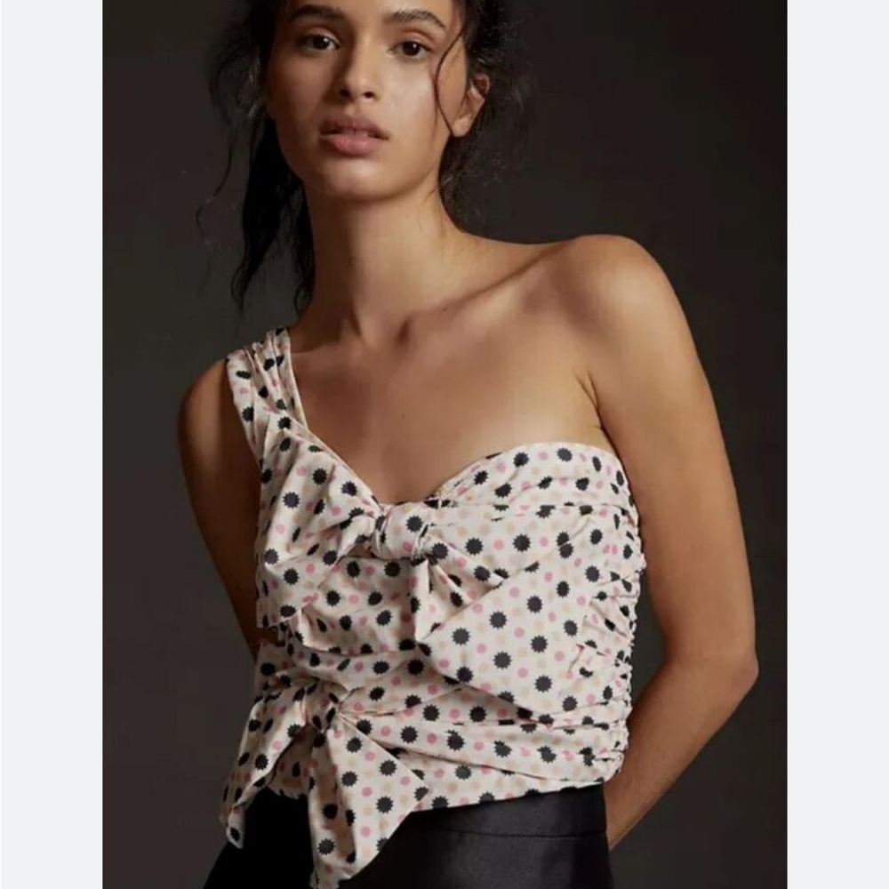Anthropologie- Maeve one shoulder top